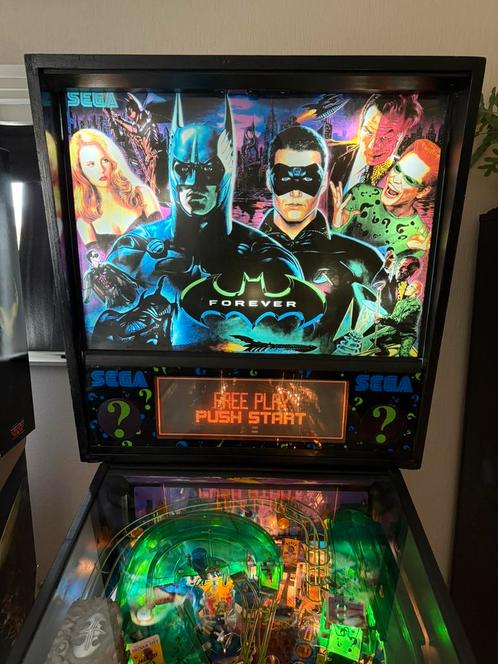Batman Forever Sega flipperkast, Verzamelen, Automaten | Flipperkasten, Gebruikt, Dot-matrix, Flipperkast, Sega, Ophalen