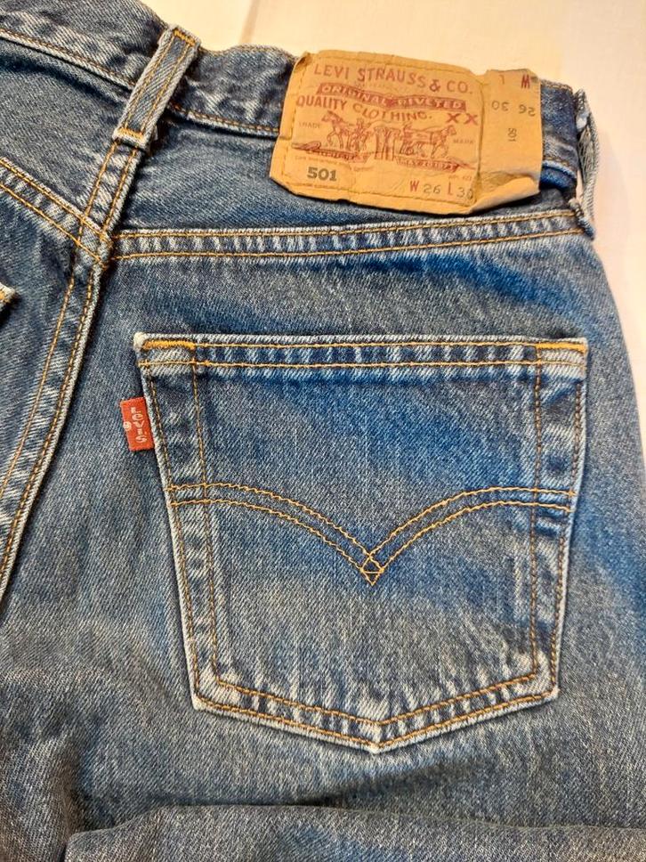 LEVI'S original W26 L30 middenblauw, Kinderen en Baby's, Kinderkleding | Overige, Zo goed als nieuw, Jongen of Meisje, Ophalen of Verzenden