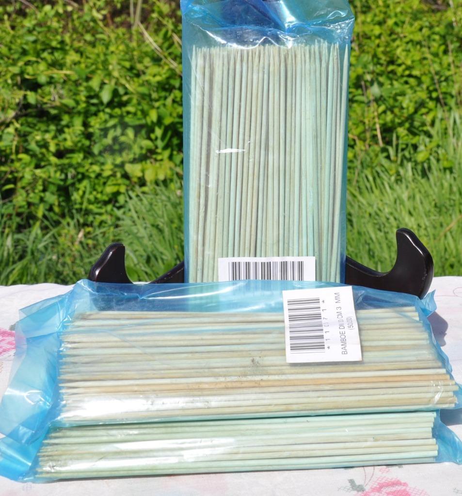 600 batons de bois pour brochette, Enlèvement ou Envoi, Neuf, Autres matériaux, Autres types
