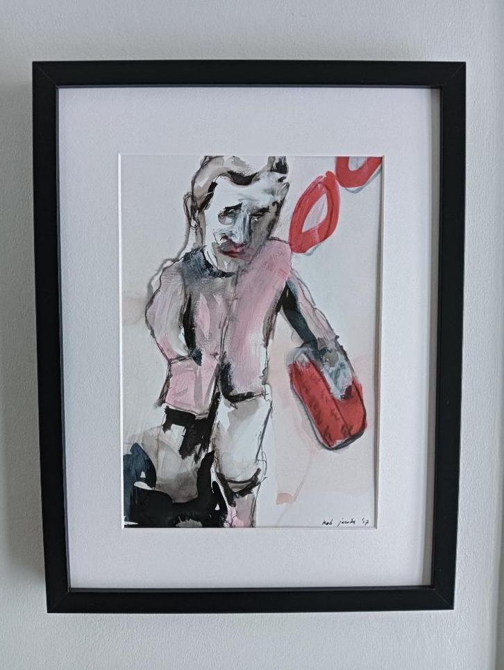 Dr. Love, Antiek en Kunst, Kunst | Schilderijen | Modern, Ophalen of Verzenden