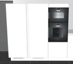 3x Keukenkast (60x170cm bxh) voor inbouwtoestellen, Huis en Inrichting, Keuken | Keukenelementen, Ophalen, Gebruikt, Wit, 50 tot 100 cm