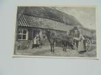 brabands  dorpsleven- nederland, Verzamelen, Postkaarten | Nederland, Ophalen of Verzenden, 1920 tot 1940, Gelopen, Noord-Brabant