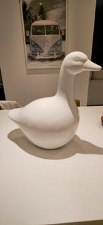 Eend hoogglans wit decoratie, Collections, Statues & Figurines, Enlèvement