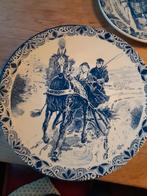 6 Delfts blauwe borden, handwerk, chemkefa, lls zwikker, Ophalen