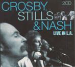 2 CD's Crosby, Stills & Nash - Live In L.A.1982, Cd's en Dvd's, Zo goed als nieuw, Verzenden, Poprock