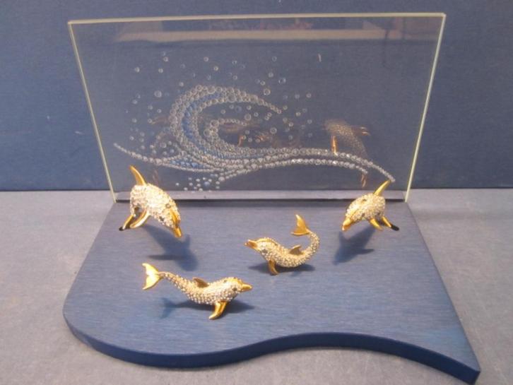 Swarovski Arribas Dolfijnen set kompleet, Verzamelen, Swarovski, Nieuw, Figuurtje, Ophalen of Verzenden