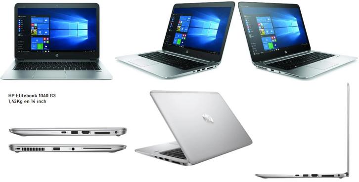 HP EliteBook 1040 G3, Computers en Software, Windows Laptops, Gebruikt, 14 inch, SSD, 3 tot 4 Ghz, 8 GB, Azerty, Ophalen