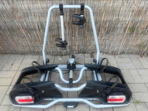 Thule fietsendrager europower 916 met oprijgoot electrische!, Auto diversen, Fietsendragers, Zo goed als nieuw, Trekhaakdrager