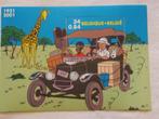 Postzegel blok 93 kuifje in Africa en Tintin au congo 2001, Overig, Overig, Ophalen of Verzenden, Postfris