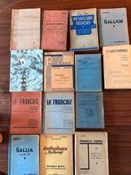Oude schoolboeken: frans (1945-1955), Livres, Livres scolaires, Utilisé, Enlèvement ou Envoi, Français