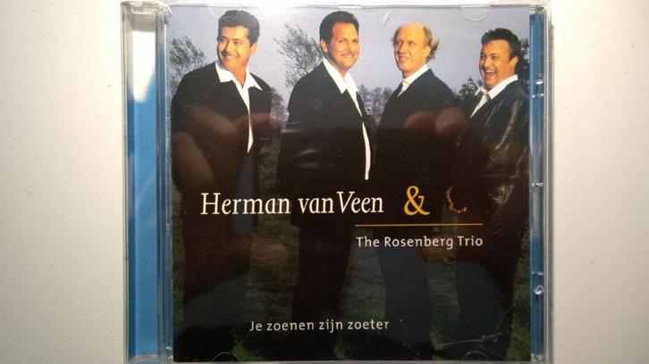 Herman van Veen & The Rosenberg Trio - Je Zoenen Zijn Zoeter, Cd's en Dvd's, Cd's | Nederlandstalig, Zo goed als nieuw, Pop, Ophalen of Verzenden