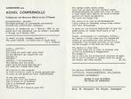 Gewapende weerstander oudstrijder 1940-45 Achiel Compernolle, Collections, Images pieuses & Faire-part, Enlèvement ou Envoi
