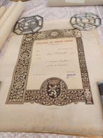 5 Certificat années françaises 1922/23/24/25/26, Antiquités & Art, Enlèvement ou Envoi