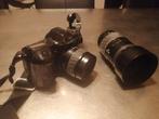 Analoge camera Minolta met lenzen, Ophalen of Verzenden