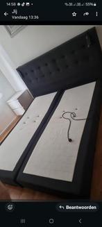 een 2dehans bed met een afstandsbediening, Ophalen, Gebruikt, Tweepersoons, Zwart