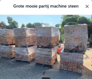 Machine steen, Enlèvement, Utilisé