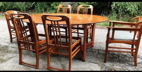 Schuitema jugendstil eetkamer, Antiek en Kunst, Antiek | Meubels | Tafels, Ophalen