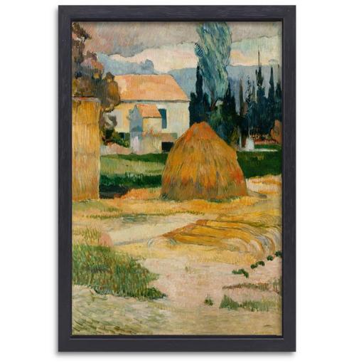 Paysage près d'Arles - Toile Paul Gauguin + cadre de cuisson, Maison & Meubles, Accessoires pour la Maison | Décorations murale