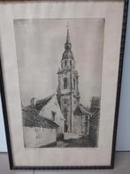 Ets van Romain Malfliet, Antiek en Kunst, Kunst | Etsen en Gravures, Ophalen