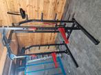 PivotFitnessHr3250HeavyDutyHalfRack + hr-lr01 attachment, Sport en Fitness, Fitnessapparatuur, Ophalen, Benen, Gebruikt, Krachtstation