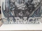 Garage letters in blik, Ophalen, Gebruikt