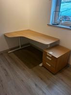 Bureau + 2 kasten, Huis en Inrichting, Ophalen, Bureau