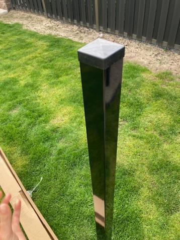 Aluminium zwarte tuinpaal beschikbaar voor biedingen