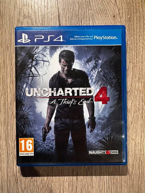 UNCHARTED 4: A Thief’s End, PS4, Games en Spelcomputers, Games | Sony PlayStation 4, Zo goed als nieuw, Overige genres, Vanaf 16 jaar