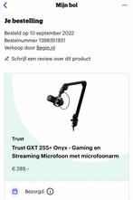 Trust GXT 255+ Onyx! Gaming en Streaming Microfoon! Met Arm!, Verzenden, Zo goed als nieuw, Studiomicrofoon
