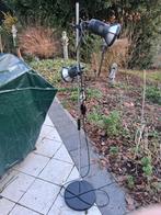 Staanlamp 2 lichtpunten jaren 70, Ophalen