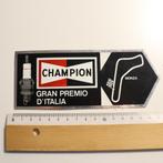 sticker Champion Gran Premio d'Italia   Monza, Verzamelen, Ophalen of Verzenden, Nieuw