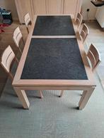eettafel, Huis en Inrichting, Tafels | Eettafels, Ophalen, Gebruikt, 100 tot 150 cm, Eikenhout