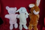 zeer zachte handpoppen Toi Toys schaap varken konijn, Kinderen en Baby's, Speelgoed | Knuffels en Pluche, Ophalen of Verzenden