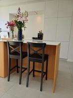 Twee barkrukken (ikea), Huis en Inrichting, Barkrukken, Ophalen, Zo goed als nieuw