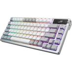 Asus Rog Azoth toetsenbord wit (Azerty), Computers en Software, Ophalen, Azerty, Zo goed als nieuw