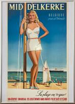 Poster/affiche Middelkerke in kader, Huis en Inrichting, Ophalen, Zo goed als nieuw