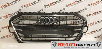 A4 8W FACELIFT S-LINE GRILL Grille 8W0853651DF CHROME ZWART beschikbaar voor biedingen