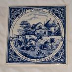 Delft Blauw Anno 1880 De boerderij handgeschilderd tegel, Enlèvement ou Envoi