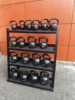 Kettlebells 4kg t/m 32kg + Opbergrek, Ophalen, Gebruikt, Kettlebell