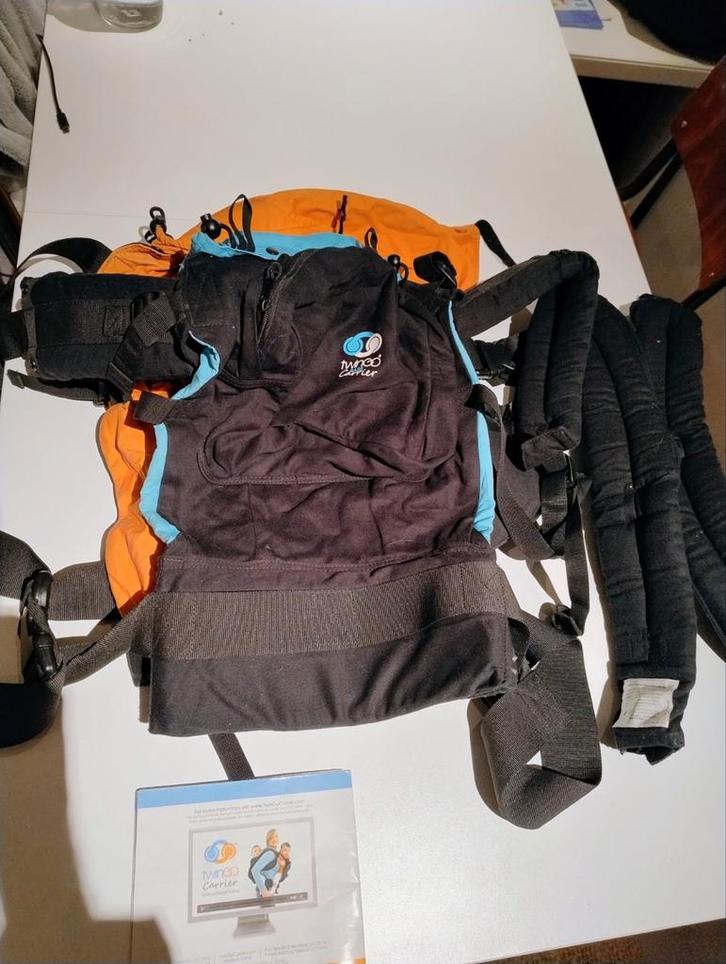 Tweelingdrager twingo, Kinderen en Baby's, Babydragers en Draagdoeken, Draagzak, Ophalen