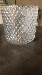 ronde vaas + rechthoekige vaas, Huis en Inrichting, Woonaccessoires | Vazen, Overige kleuren, Ophalen of Verzenden, Minder dan 50 cm