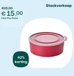 Tupperware clickplus rond, Ophalen of Verzenden, Nieuw