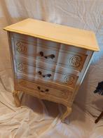 commode en bois pâtiné, Maison & Meubles, Armoires | Commodes, 3 ou 4 tiroirs, Ancien, 25 à 50 cm, Moins de 100 cm