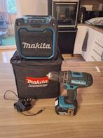 Makita Set akku-slagmoersleutel DHP 482, Ophalen of Verzenden, Zo goed als nieuw, Overige typen, Variabele snelheid