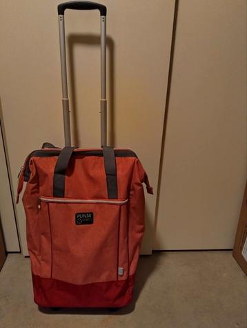 Punta Trolley 'Big Wheel' in rood - boodschappentas 38x62cm beschikbaar voor biedingen