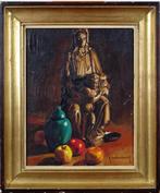 huile sur toile nature morte signe roger hebbelinck, Enlèvement ou Envoi