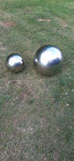 Ballen inox voor vijver., Ophalen