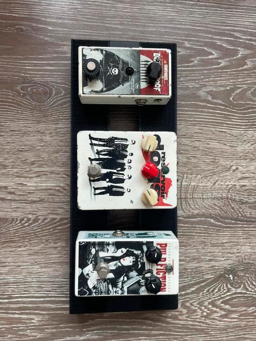 Setje Tarantino pedalen, sho, tubescreamer, tremolo, Muziek en Instrumenten, Effecten, Gebruikt, Chorus, Delay of Echo, Distortion, Overdrive of Fuzz