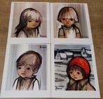 Jaklien Moerman: 4 prentkaarten, Ophalen of Verzenden, Zo goed als nieuw, Kind, Prent