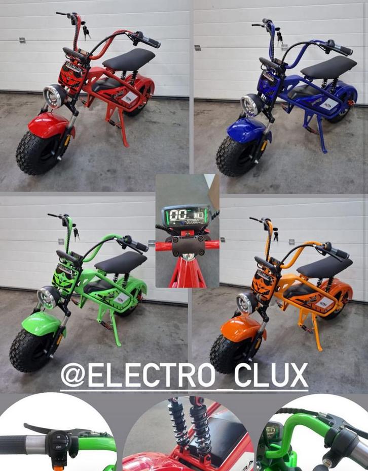 E-Scooter Monkey Bike Viper / Krachtige 1000watt 48v ️, Fietsen en Brommers, Fietsen | Kinderfietsjes, Zo goed als nieuw, Ophalen